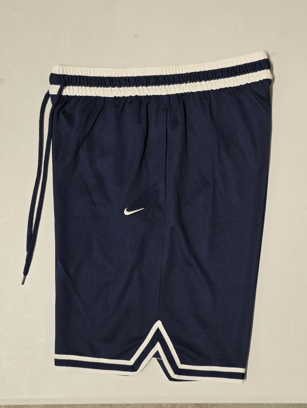 Nike Dri-FIT Men's Athletic Knit Basketball Shorts Blue White  Size L